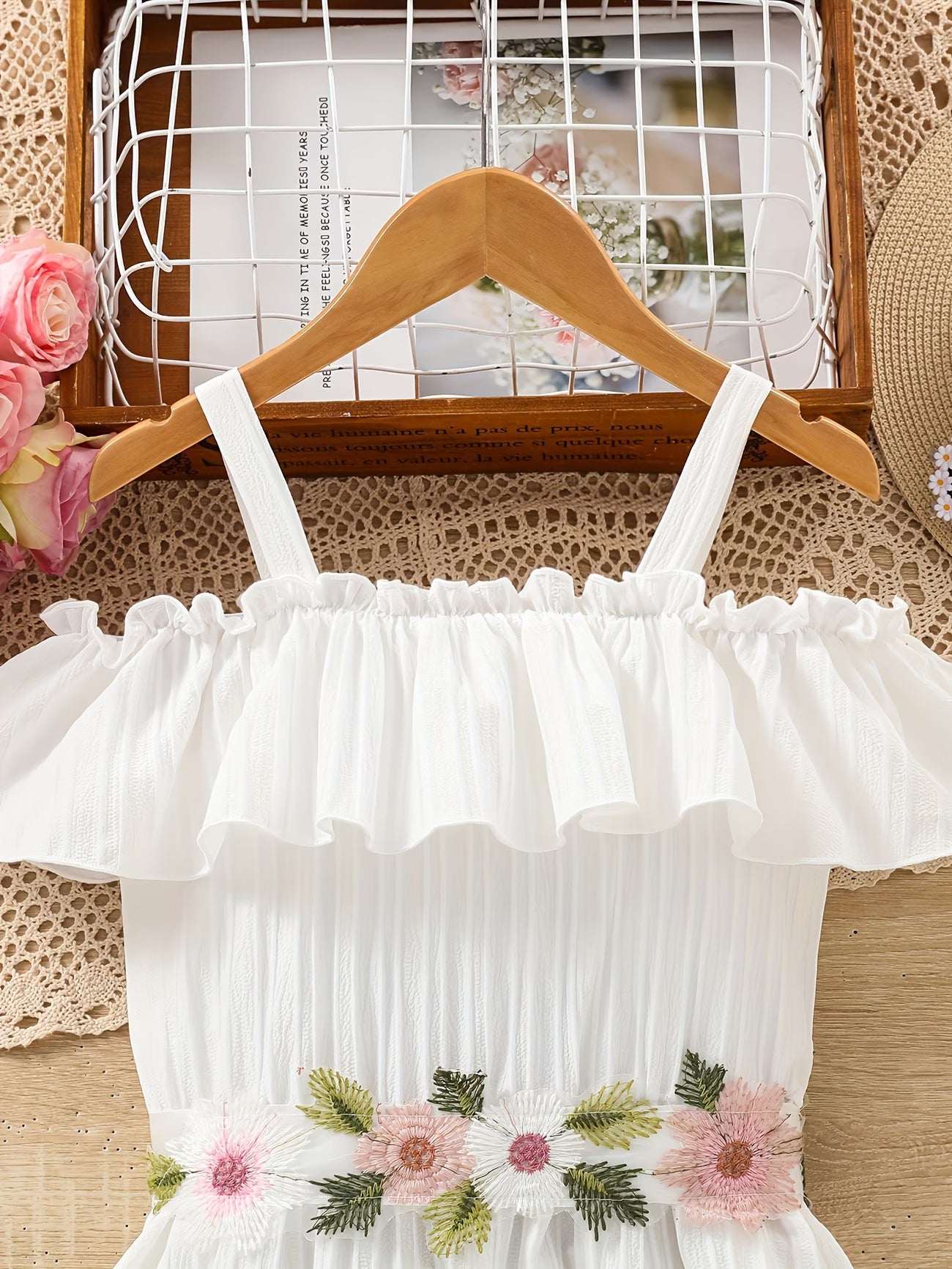 Elegant One-Shoulder Girls' Dress
